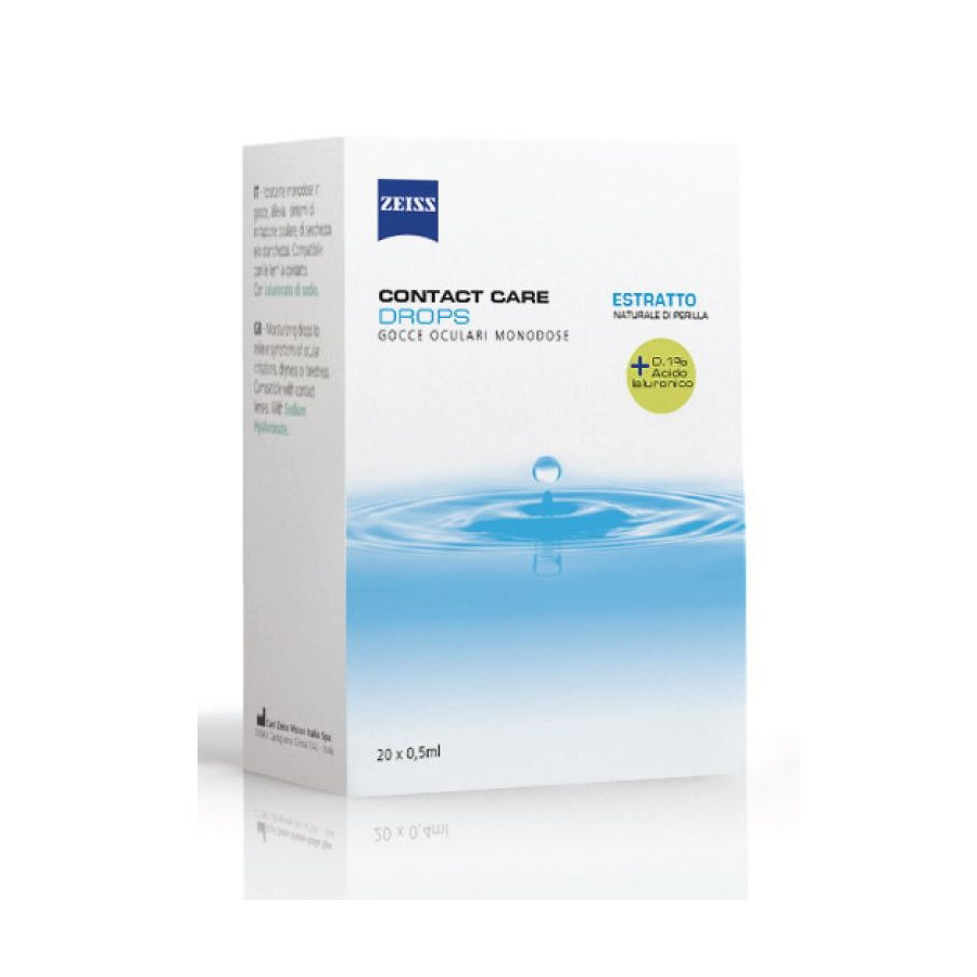 Contact Care Drops - Gocce oculari monodose - 20 fiale - Zeiss