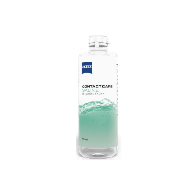 Contact Care Saline - Saline Solution - 500ml - Zeiss