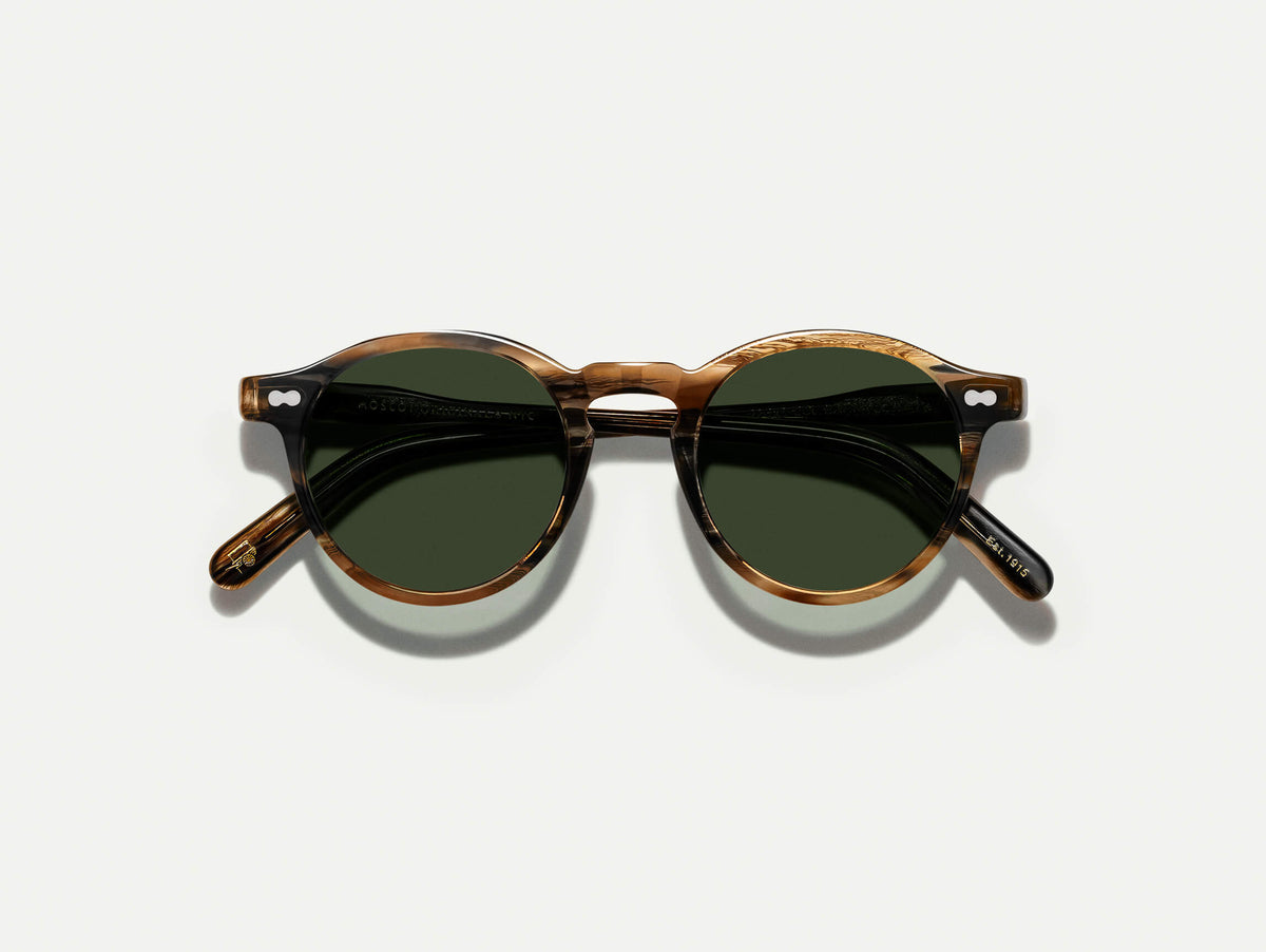 Miltzen Sun - Bark - 46 - Moscot
