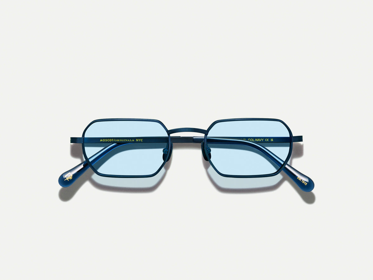 Shmooz Sun - Navy - 48 - Moscot